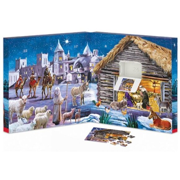 Eurographics Advent Calendar - Nativity Advent Calendar: 24 Jigsaw Puzzles - Picture 2 of 4